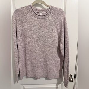 New Lululemon Cotton-Blend Sweater in Dusty Mauve